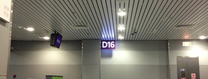 Gate D16 is one of Еленаさんのお気に入りスポット.