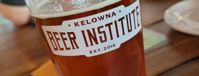 Kelowna Beer Institute is one of Okanagan Craft Breweries & Pubs.