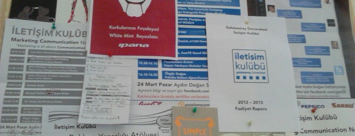 Yazıhane | GSÜ Reklam Ajansı is one of Galatasaray Üniversitesi.