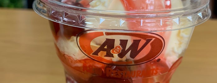 A&W is one of "พี่แฟ"กะ"น้องหนม".