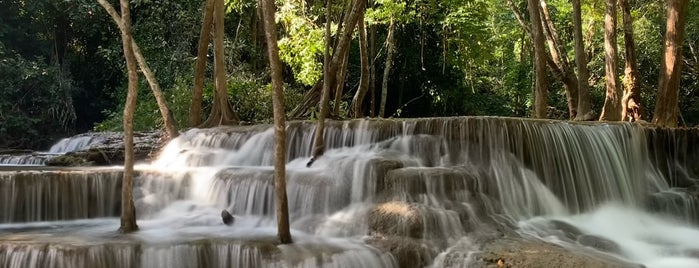 Houy Mae Kamin Waterfall National Park (Kanchanaburi) is one of Asia.