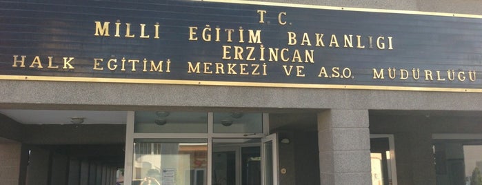 Erzincan Halk Eğitim Merkezi is one of Lieux sauvegardés par My.