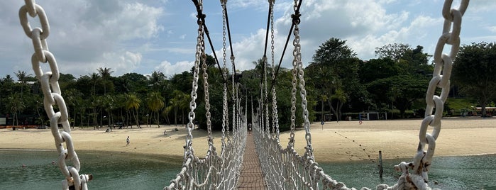 Palawan Beach Rope Bridge is one of TPD "The Perfect Day" Bus Routes (#01).