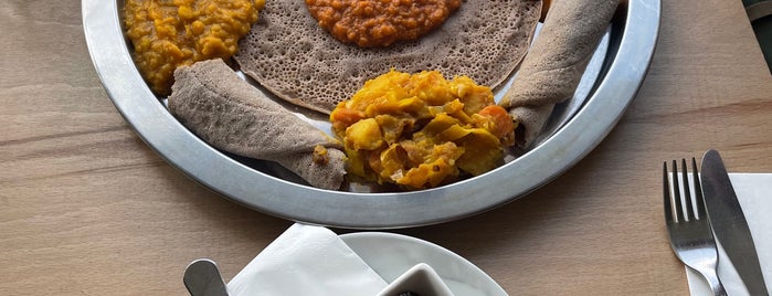 Lula's Ethiopian and Eritrean Cuisine is one of London, Oxford, York & Edinburgh.