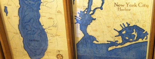 Nautical North - Wooden Charts, Maps and More is one of Shoping.