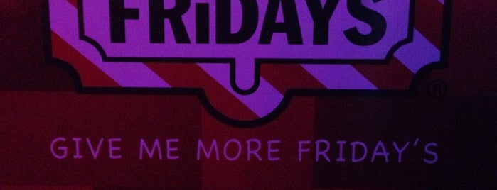 TGI Friday's is one of Places I like in Cairo.