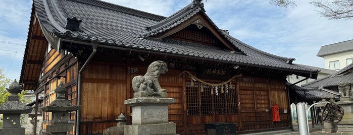 松本神社 is one of 自動販売機.