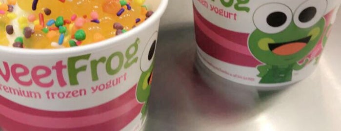 sweetFrog Premium Frozen Yogurt is one of fun center.