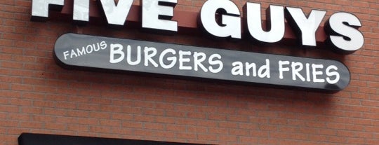 Five Guys is one of Orte, die Jai gefallen.