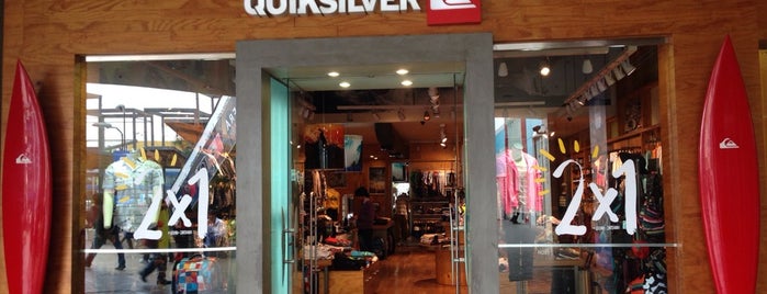 Quiksilver is one of Ponte linda.