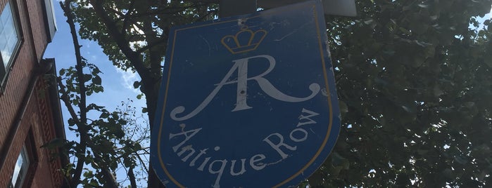 Antique Row Shops is one of Art, Books, Music, And More.