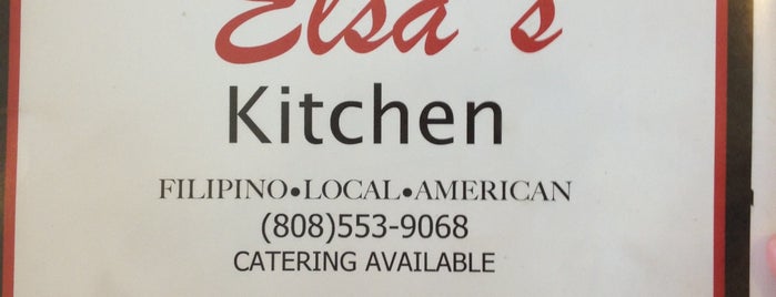 Elsa's Kitchen is one of Moloka'i HI.