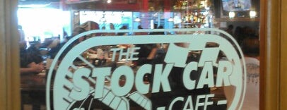 Stock Car Cafe is one of Tempat yang Disukai John.