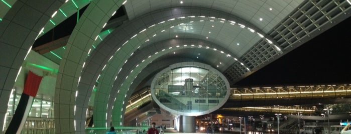 Terminal 3 Metro Station is one of Dubai, UAE.