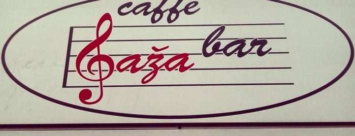Caffe Bar Gaža is one of Locais salvos de Ryan.