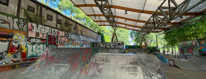 Skatepark de Bercy is one of fav' places.