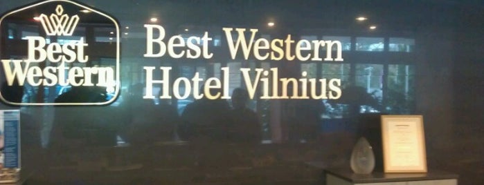 Best Western Hotel Vilnius is one of Locais curtidos por Pınar.