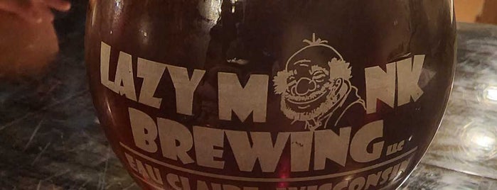 Lazy Monk Brewing is one of The Chippewa Valley Bar Crawl.