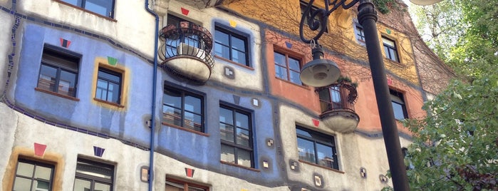 Hundertwasserhaus is one of Vienna.