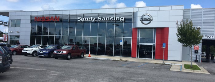 Sandy Sansing Nissan is one of Nissan.