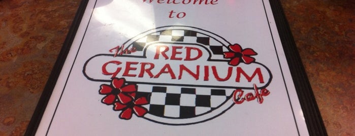Red Geranium Cafe is one of Aundrea’s Liked Places.