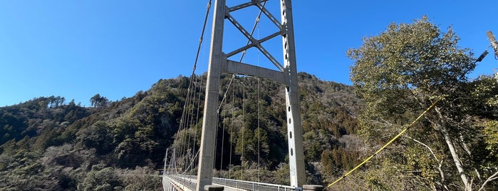 鷹巣橋 is one of 静岡県の吊橋.