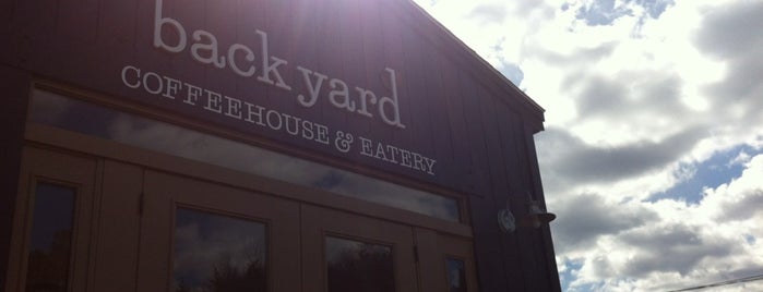 Backyard Coffeehouse & Eatery is one of maine picks and things..
