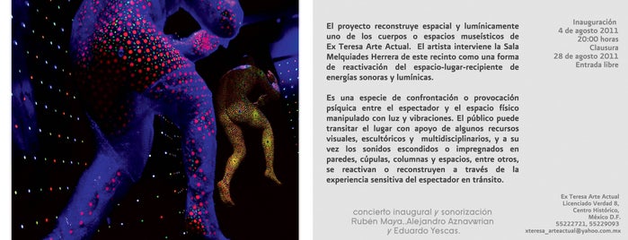 Ex-Teresa Arte Actual is one of 100 Perfectas Ideas para Dominguear.