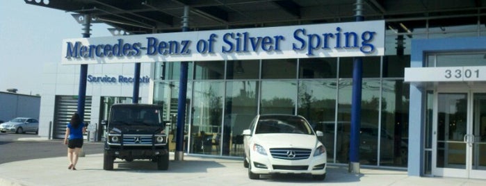 Mercedes-Benz of Silver Spring is one of DCCARGUY 님이 저장한 장소.