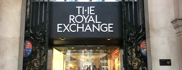 The Royal Exchange is one of Around The World: London.