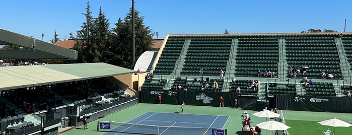 Taube Family Tennis Stadium is one of Stanford Athletics.