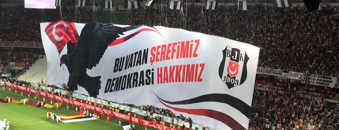Konya Büyükşehir Stadyumu is one of Tempat yang Disukai Mutlu.