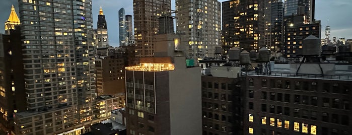 Cambria Hotel Rooftop is one of NYC Rooftop Bars.