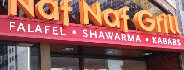 Naf Naf Grill is one of สถานที่ที่บันทึกไว้ของ Cynthia.