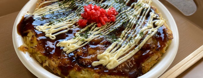 カキオコ屋 暖里 Yururi is one of Restaurant/Gyoza, Savoury pancakes.