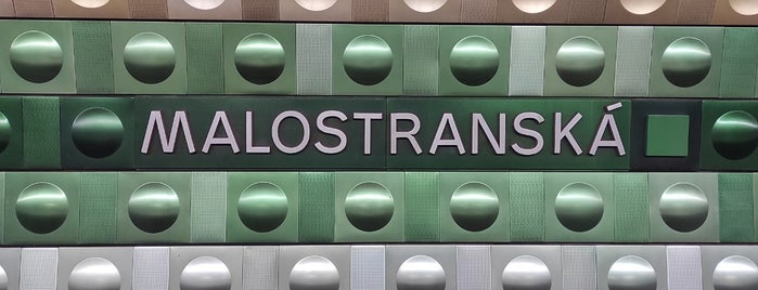 Metro =A= Malostranská is one of Prague.