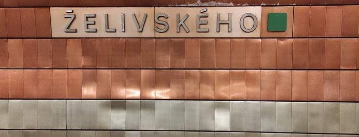 Metro =A= Želivského is one of LL MHD stations part 1.