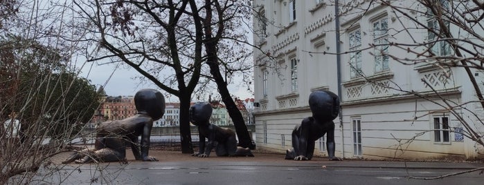 Mimina | Babies is one of David Černý route in Prague.