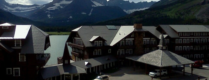 Many Glacier Hotel is one of Glacier NP.