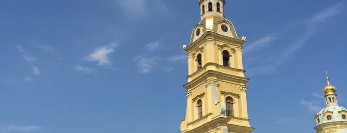 Peter and Paul Fortress is one of Санкт-Петербург.