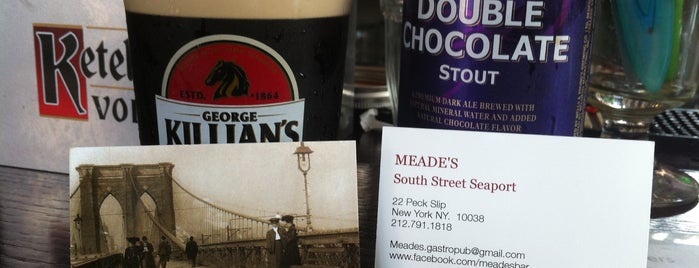 Meade's Restaurant is one of FiDi Bars.