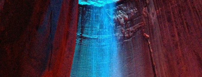 Ruby Falls is one of Chattanooga.
