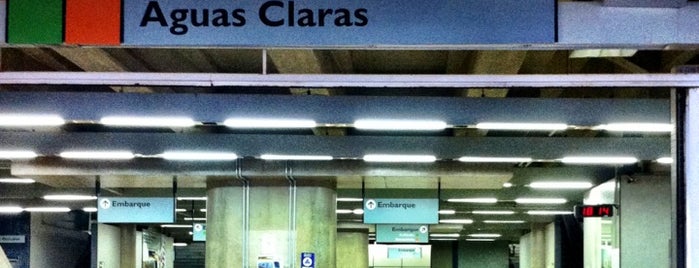 Metrô-DF - Estação Águas Claras is one of Tempat yang Disukai Sergio.