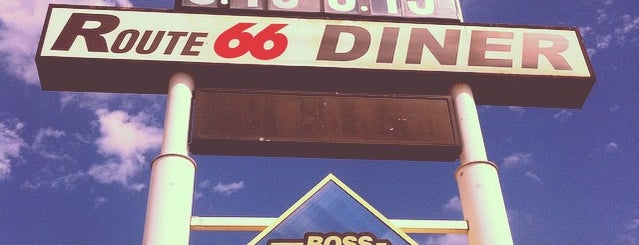 Route 66 Diner is one of สถานที่ที่ J ถูกใจ.