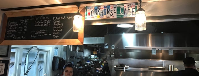 workhorse cafe is one of Vermont Eats.