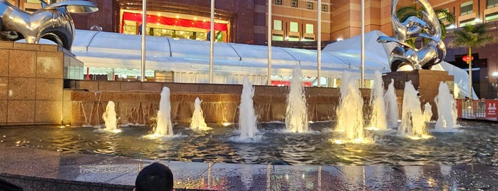 Ngee Ann City Civic Plaza Fountain is one of Singapore: business while travelling (part 2).