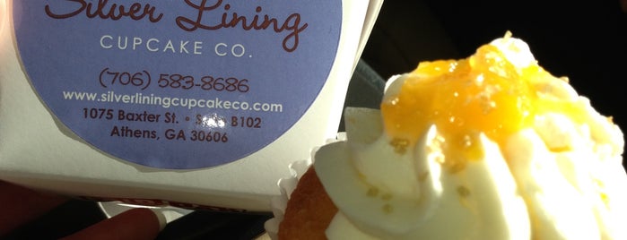Silver Lining Cupcake Co. is one of Athens GA.