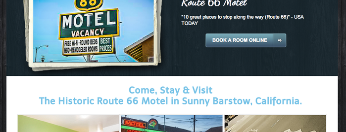 Route 66 Motel is one of Top Places to Visit on Route 66.