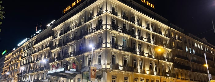 The Ritz-Carlton, Hôtel de la Paix Geneva is one of G list.