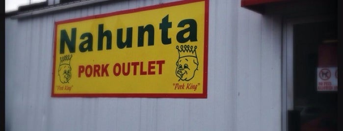 Nahunta Pork Outlet is one of สถานที่ที่ Ryan ถูกใจ.